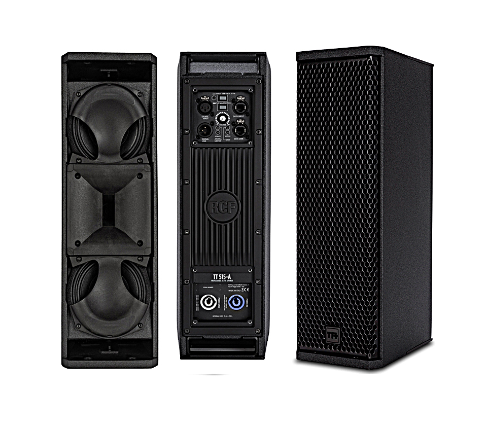 RCF Launches TT 515-A Live Sound Speakers and TT 808-AS Subwoofer