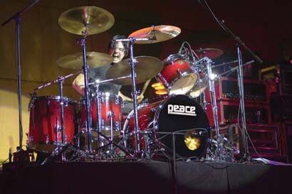 Jules Radino, drummer for Blue Oyster Cult