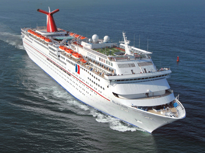 The 855-foot-long Carnival Elation