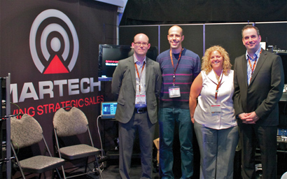 The Martech team, with Outline engineer Giulio Gandini (the 2nd from left)