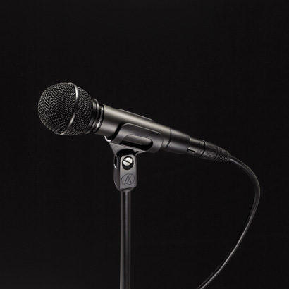 Audio-Technica’s ATM510 cardioid dynamic handheld microphone