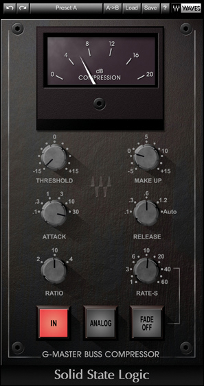 Waves SSL G-Master Buss Compressor Plug-in