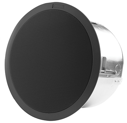 Community's Distributed Design Series of in-ceiling loudspeakers has been expanded to include a standard black version of its flagship D6 model.