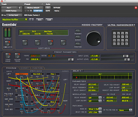 Eventide H3000 Factory Ultra-Harmonizer Native Plug-In Now Available