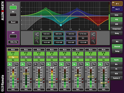 Allen & Heath GLD Remote iPad App