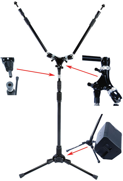 Full Compass Named North American Distributor Of Triad-Orbit Advanced Microphone Stand Systems