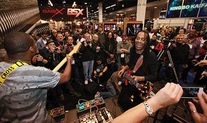 NAMM offers a little of everything, and a lot of social interaction.