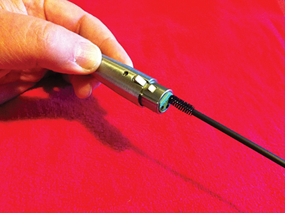 A small brush and drop of contact cleaner/enhancer simplify the renewal of XLR connectors