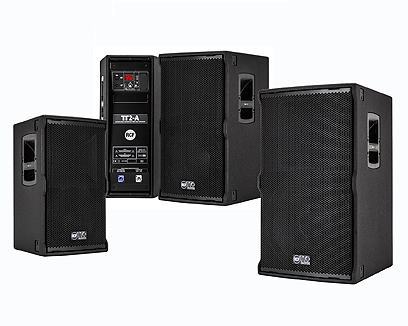 RCF’s TT1-A, TT2-A and TT5-A two-way speakers