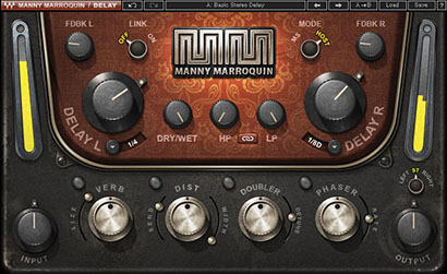 Waves Audio Manny Marroquin Signature Series Collection includes the Marroquin Delay plug-in.