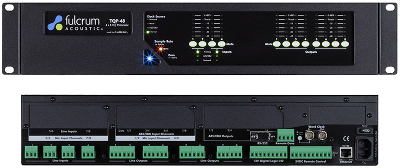 Fulcrum Acoustic TQP48 4x8 Level 1 TQ DSP Processor