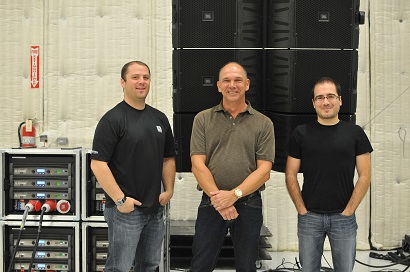 From left, Eric Friedlander, Paul Bauman, George Georgallis