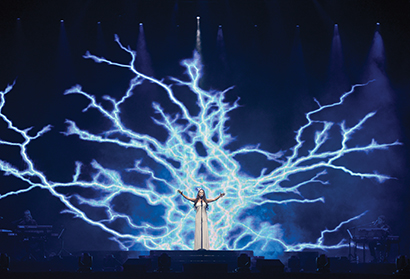 Sarah Brightman tour photo by Steve Jennings.