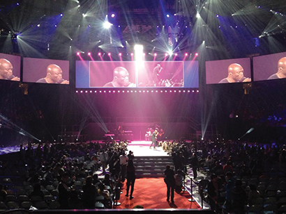 Seal at the EnergySolutions Arena in Salt Lake City