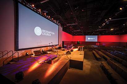 Redemption Church installed Martin Audio’s MLA Compact system