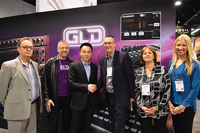 Allen & Heath announced that Electronics & Engineering Pte Ltd (E&E) has been named as the new Singaporean and Malaysian distributor for Allen & Heath. Pictured here, from left, are Bardy Hayes and Alex Schloesser, Global Market Management Inc.; Gary Goh, E&E; Glenn Rogers and Debbie Maxted, Allen & Heath; and Kelly Trader, Global Market Management Inc.