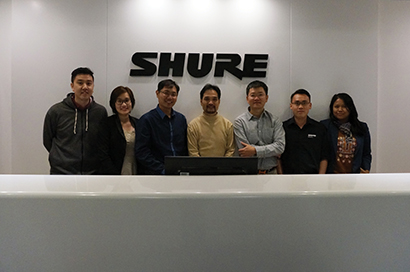 Concept Audio, based in Kuala Lumpur, announced that, excluding the Shure DIS product line, it has been named a distributor of Shure products in Malaysia since March 1, 2014. Staff members are pictured here