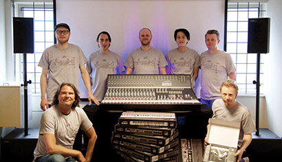 Pictured here, from left (back row) are M Works team members Sjoerd van der Knoop, Richard van Loo, Jochem van den Bos, Okke van Dijk, Matthijs Veen and (front row): Leon Padmos, Ramon van der Zalm