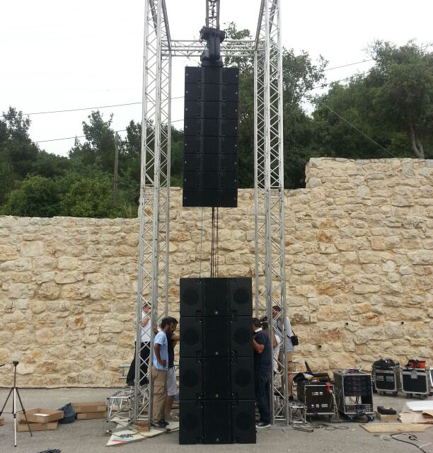 Adamson System’s Lebanese distributor, Homsi Music s.a.r.l., recently added two new Energia partners to the Adamson network: CKA s.a.r.l. and Le Micro. Pictured here, the crew from CKA put their new Adamson Energia system through its paces