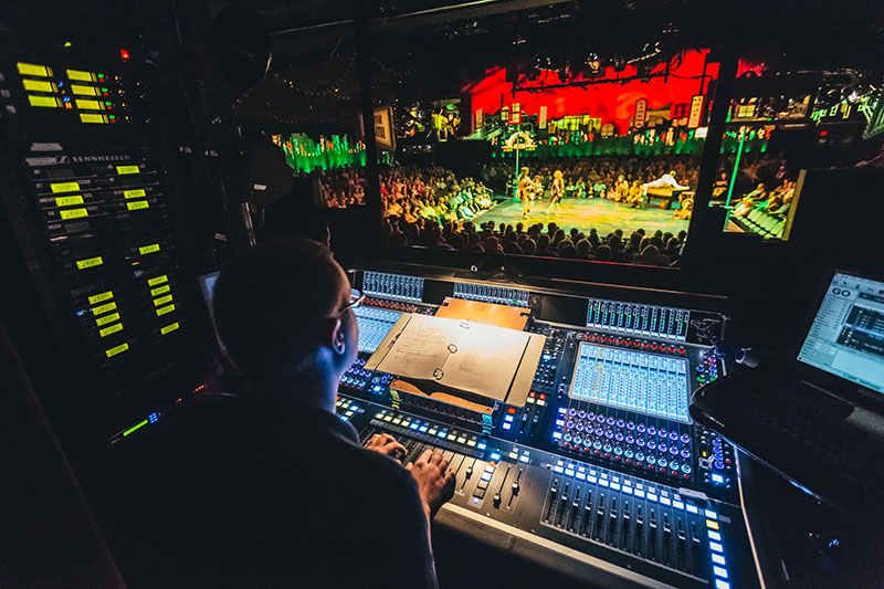 TC Furlong provided a DiGiCo SD7T console for the Marriott Theatre in Lincolnshire, IL.