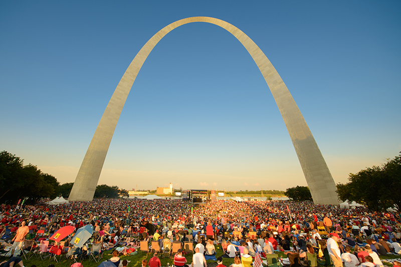 Logic Systems is a longtime supporter of Fair Saint Louis, the city’s big July 4 festival. Photo by Todd Owyoung.