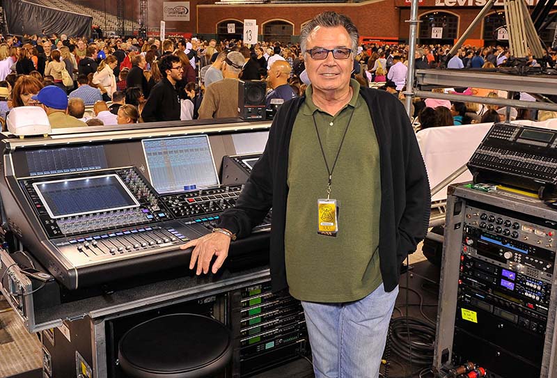 Brian Ruggles, longtime FOH engineer for Billy Joel. Photo by Steve Jennings