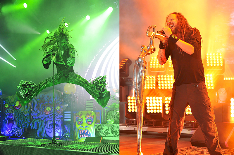 Rob Zombie and Korn 2016 Return of the Dreads tour photos by Steve Jennings