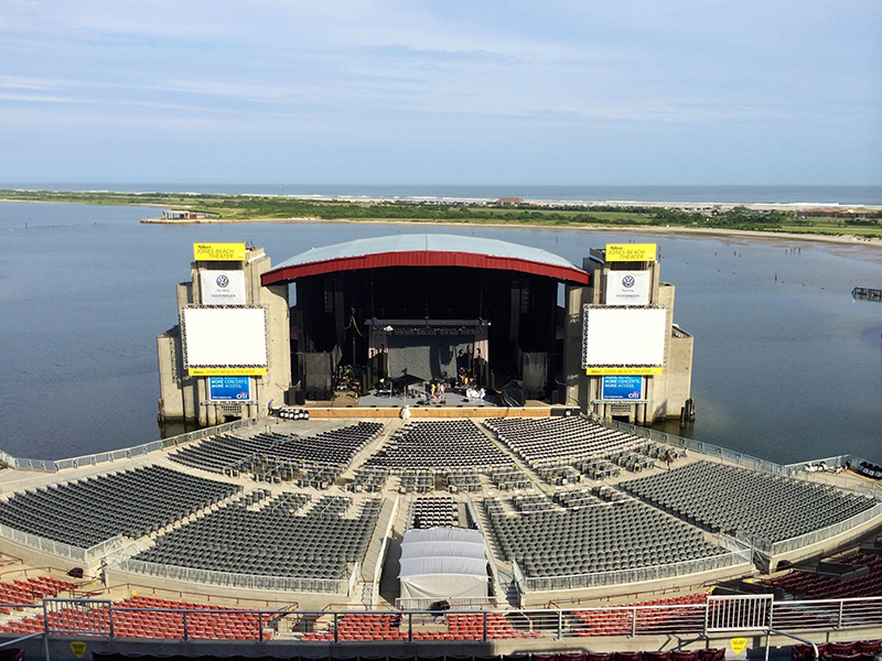 The Jones Beach Music Theater in Wantagh, NY is among many venues around the world with a quirky sounding FOH position. Photo by David Morgan