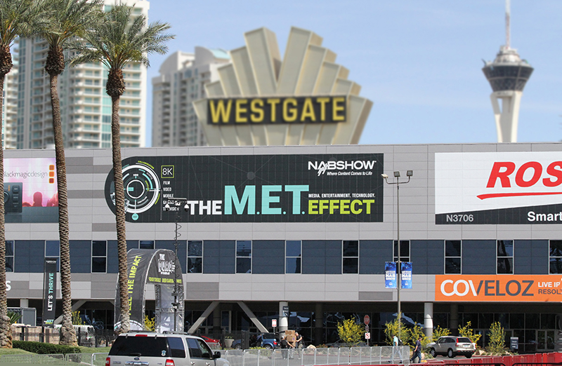 The NAB show was held at the Las Vegas Convention Center in late April.