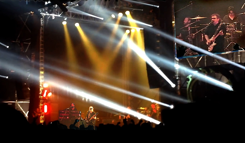 Ironically, a midnight slot in the pouring rain at the Wacken Open Air Festival proved to be the least of the problems faced that night by a certain FOH engineer. Pictured here, Blue Oyster Cult.