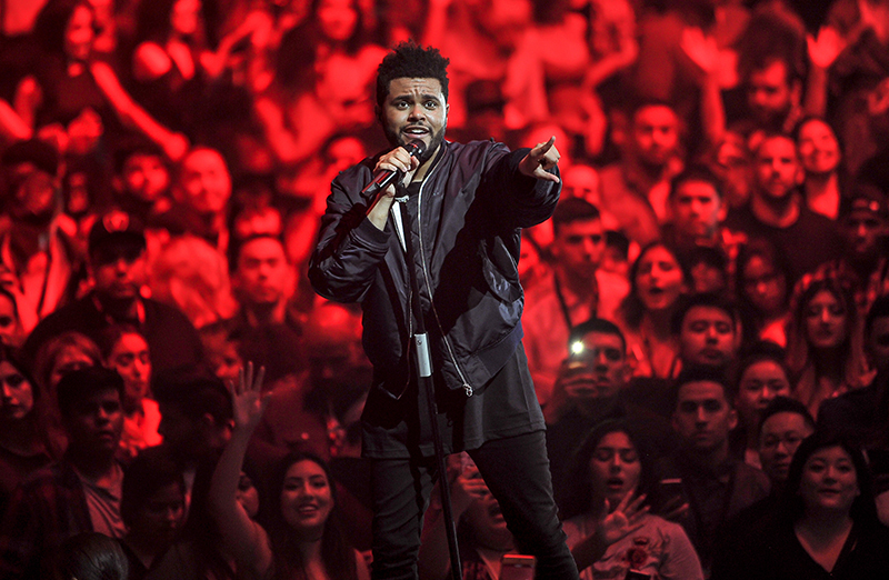 The Weeknd's 'Starboy: Legend of the Fall' tour photo by Steve Jennings