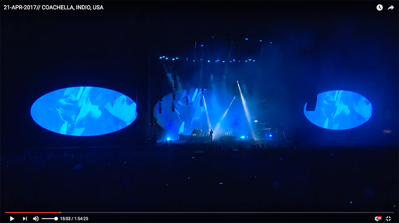 Radiohead has provided fans with a video of its glitch-free performance on Coachella’s second weekend. To view it, go to plsn.me/FOH-Radiohead.