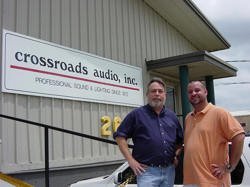 Robin Magruder and Ed Spoto of Crossroads Audio