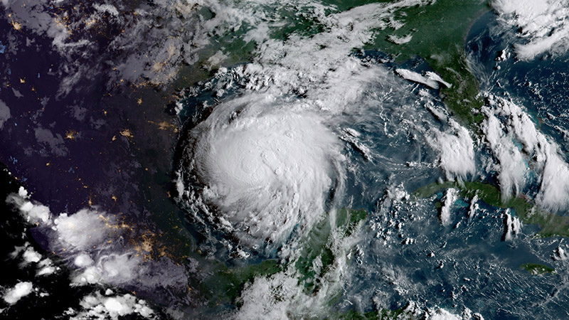 Hurricane Harvey/NOAA Satellite Image