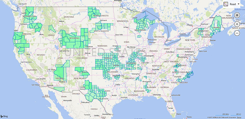 Radio Active Designs’ website (radioactiverf.com) offers an interactive map is a resource with information on spectrum availability by U.S. region.