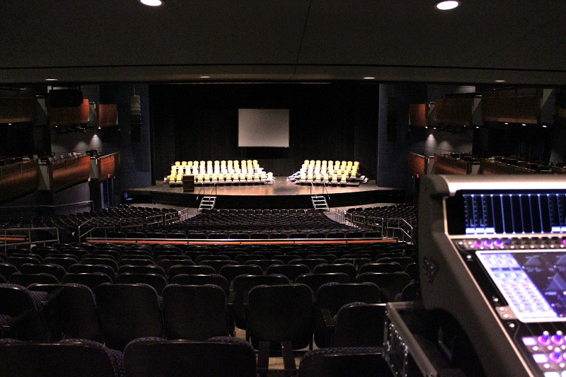 The 2,477-seat Thelma Gaylord Performing Arts Theatre at Oklahoma City’s Civic Center Music Hall, now home to DiGiCo SD7T and SD5 mixing consoles