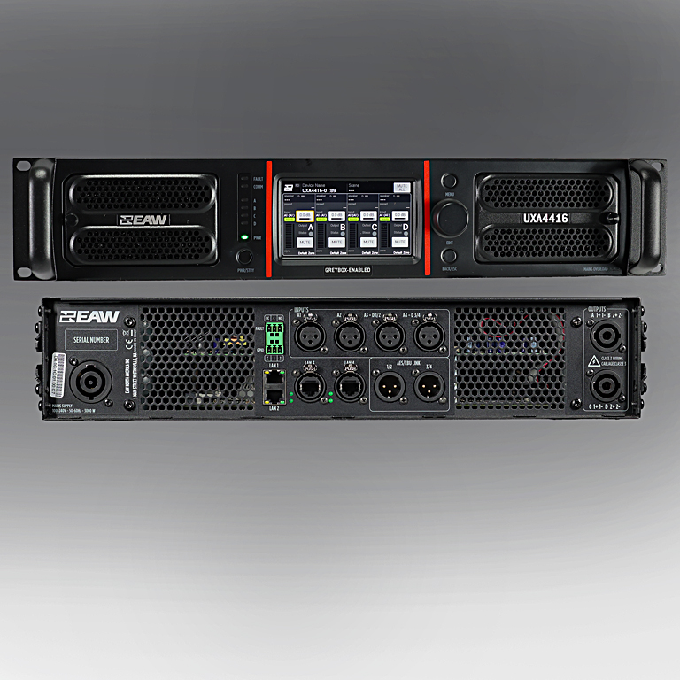 EAW UXA4416 DSP Amps with Resolution Software Update