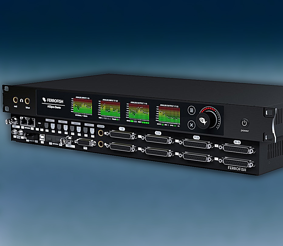 Ferrofish A32pro & A32pro Dante Multiformat Converters and Routers