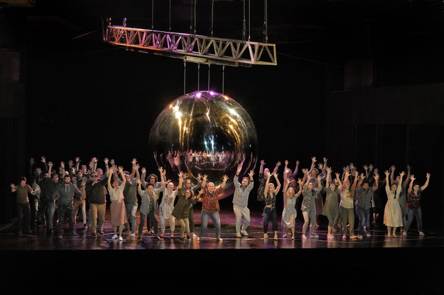 The Santa Fe Opera Chorus in "Dr. Atomic" Santa Fe, NM (c) Ken Howard