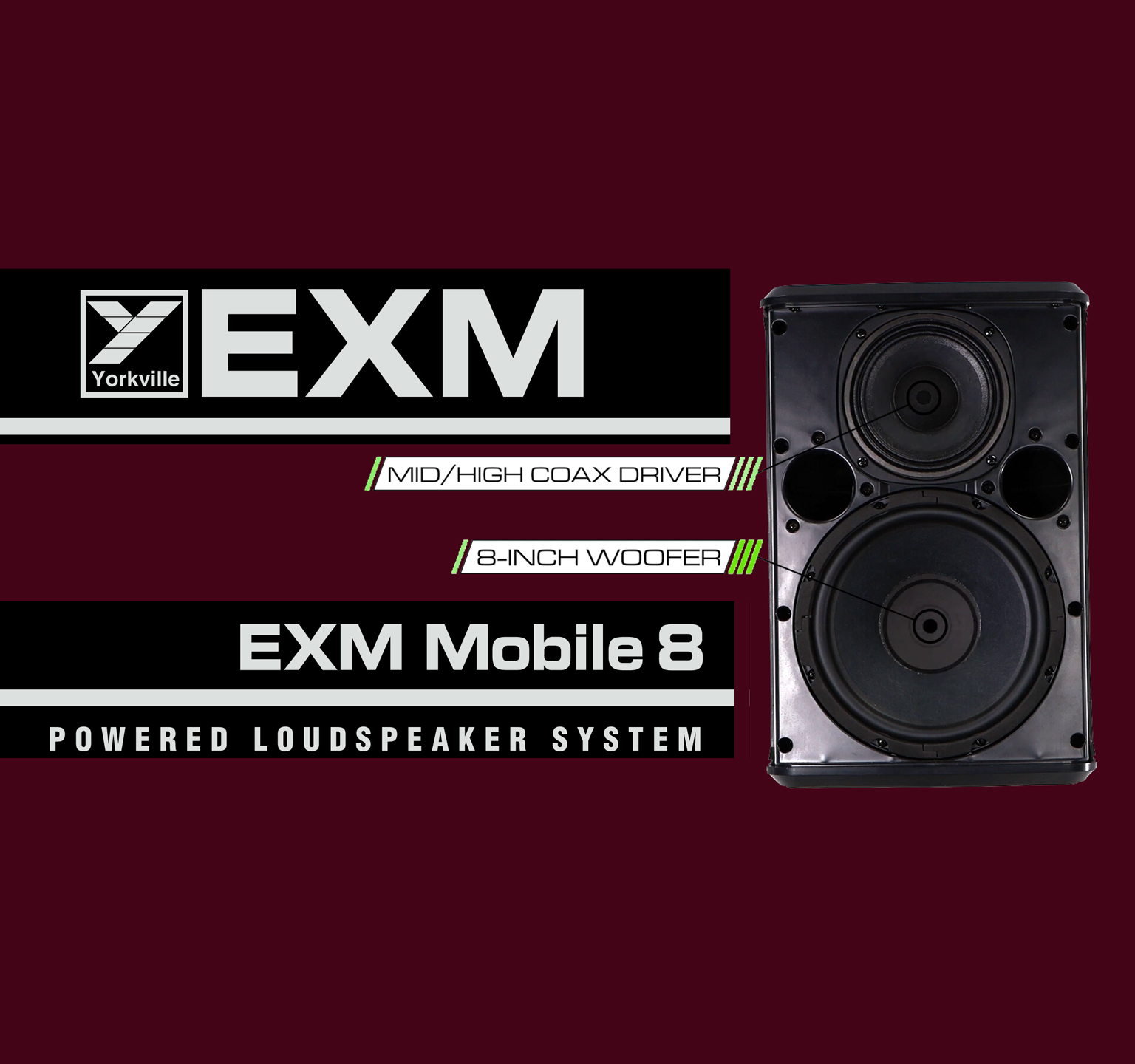 Yorkville EXM Mobile 8 Portable PA