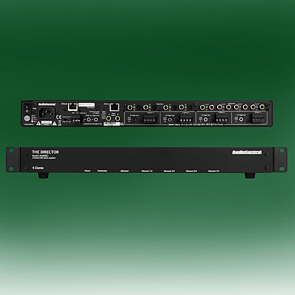 AudioControl’s high-power 8-channel matrix amplifier now adds Dante connectivity, enabling integrators to deliver quality audio tailored to every zone all from a compact 1U chassis 