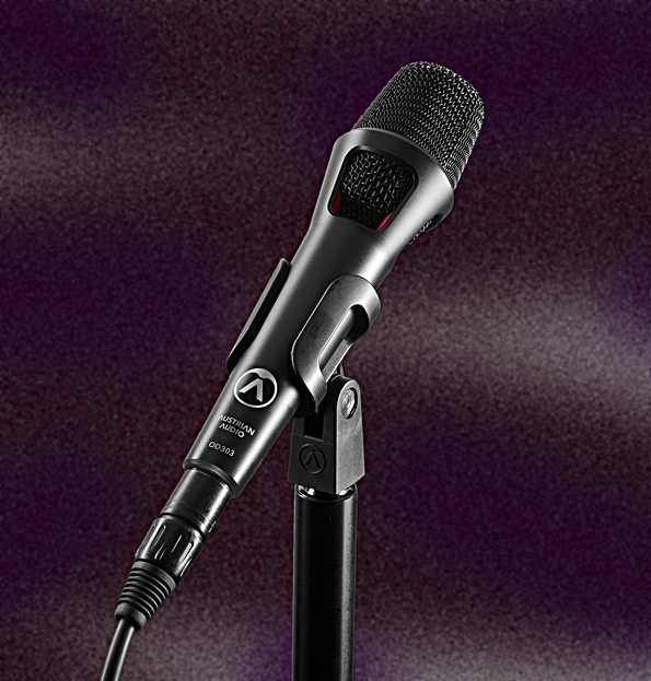 Austrian Audio’s new OD303 handheld dynamic live vocal performance microphone is $119 and includes mic clip and zippered carry bag