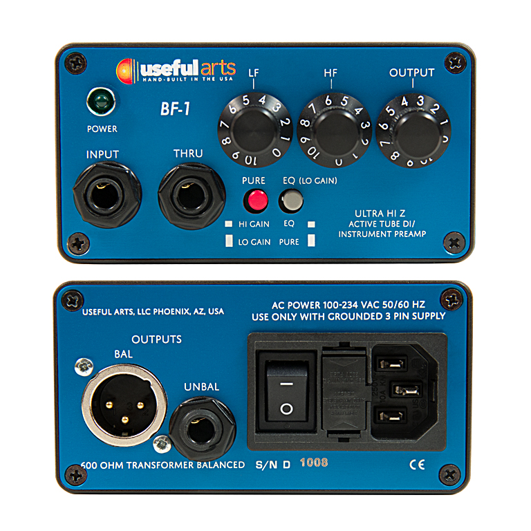 This all-purpose, Class-A tube instrument direct box offers two-band EQ and dual outputs.