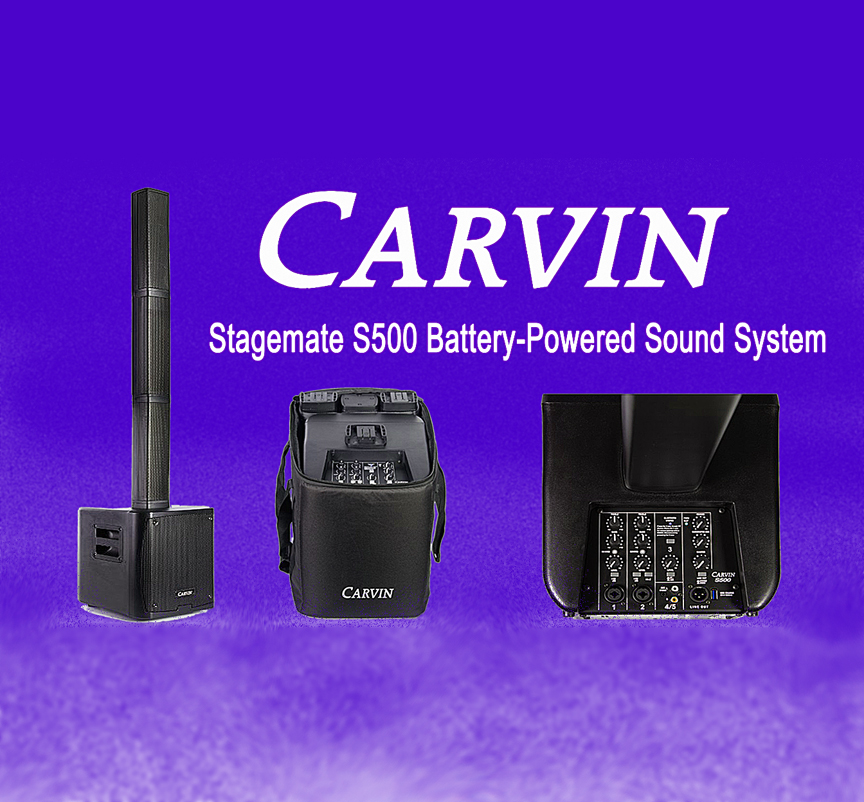 Video of the Week: Carvin StageMate S500 Battery-Powered Sound System