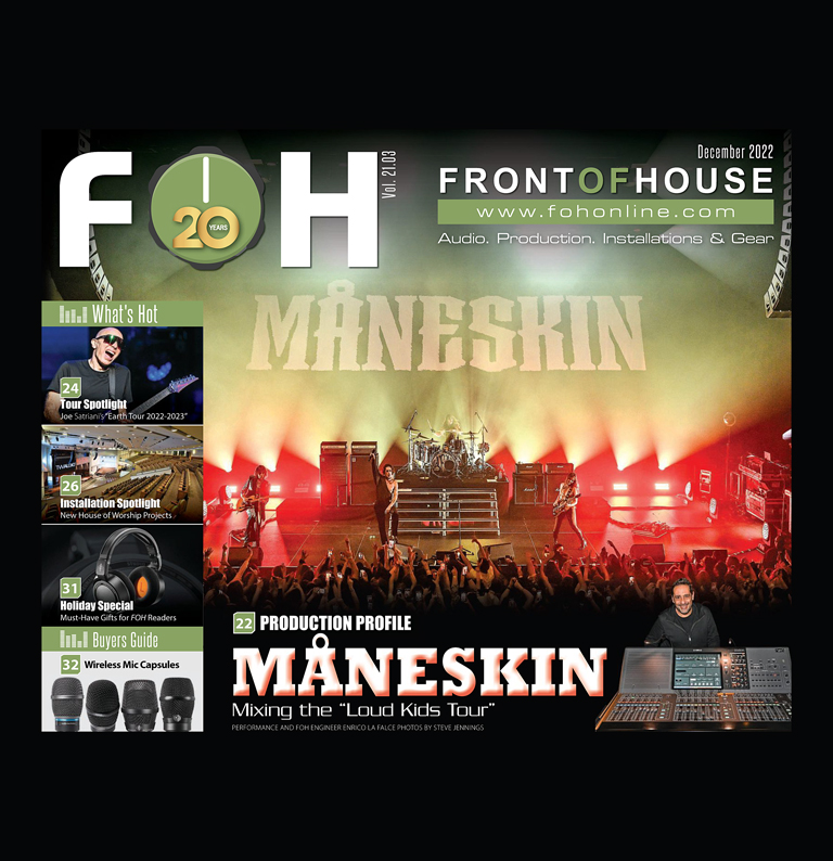 Editor George Petersen previews the new issue; check out the December issue of FRONT of HOUSE, at www.fohonline.com.