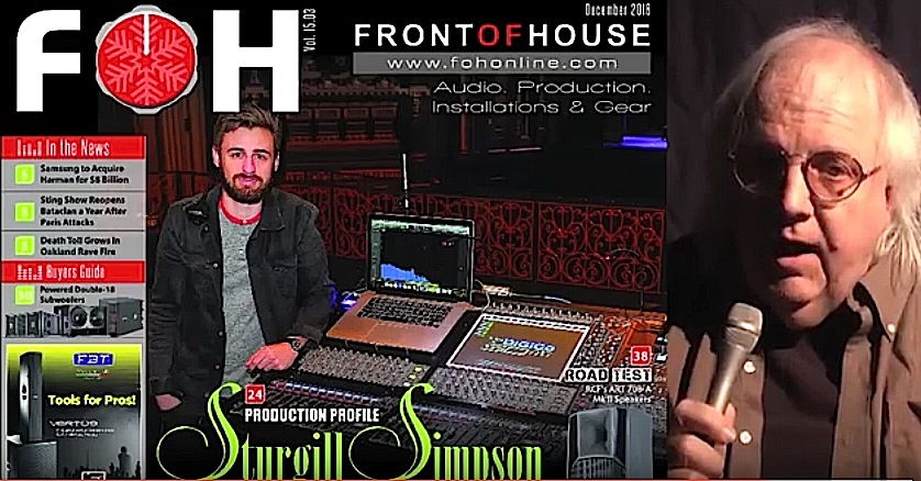 George Petersen Intros the December 2016 issue of FRONT of HOUSE