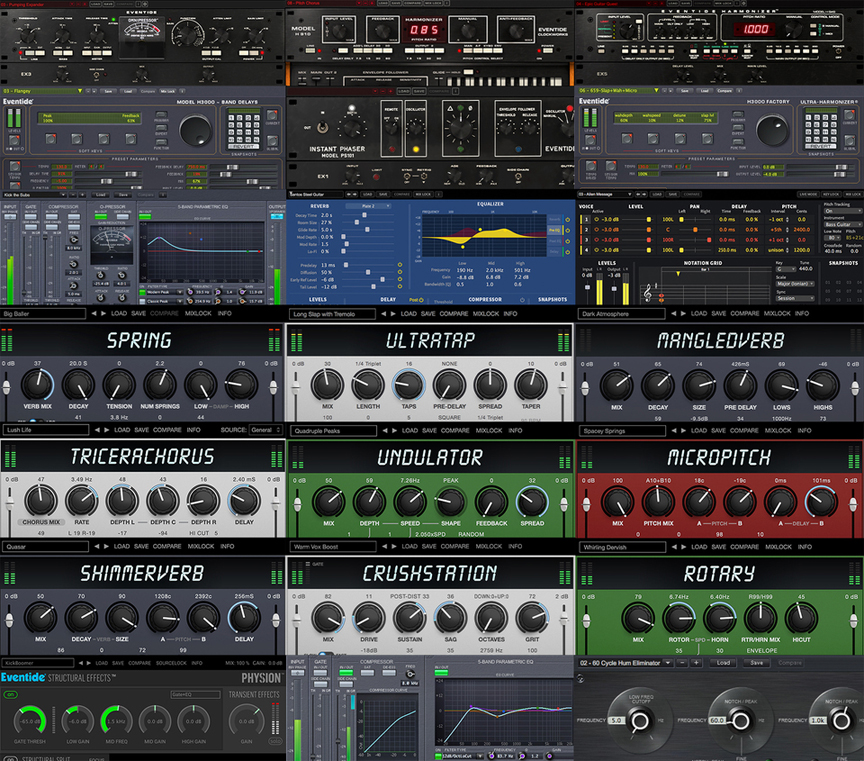 Eventide’s new Anthology XII plug-in bundle draws on its rich legacy of award-winning and groundbreaking effects, combining 33 essential production mainstays in one package