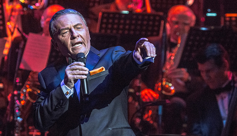 Bob Anderson as Frank Sinatra in FRANK The Man The Music at the Palazzo Theatre in Las Vegas.