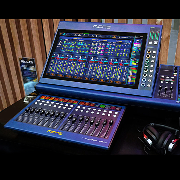 Midas Consoles Launches HD96-AIR Console at ISE