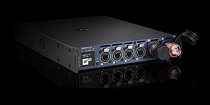 The GigaCore 10t AV Ethernet Switch from Luminex Network Intelligence